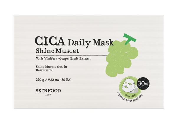 Skinfood Shine Muscat CICA Daily Mask 30ea