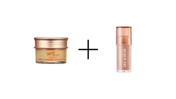 Skinfood Salmon Concealer (No:2) + SF Blusher #2 (Hazelnut)