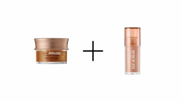 Skinfood Salmon DNA Concealer (No:2) + SF Blusher No:2 Hzlnut